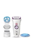Braun Silk-&eacute;pil 9, Epilator For Long Lasting Hair Removal, 4 Extras, Pouch, Cooling Glove, 9-735, One Colour, Women
