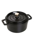 STAUB La Cocotte - Round Cast Iron Svart