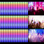 50 st LED Skum Glow Sticks Ljusstavar Glow Party Tillbehör 3 Lägen Blinkande 50 st