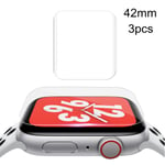 For Iwatch Apple Watch Series 4 3 2 1 Tpu Protective Film 3pcs 42mm