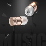 In Ear Music Headphones Type C Plugs Silver