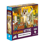 Exploding Kittens Jigsaw Puzzles for Adults - Feline of Unusual Size - 1000 Piece Jigsaw Puzzles For Family Fun & Game Night