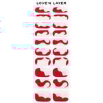 Love'n Layer   Abstraction Layers Grape Red