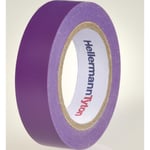 10 st Hela Vinyltejp, PVC-isoleringstejp 15 mm X 10 m, violett