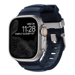Nomad Apple Watch Series 7 45mm Rocky Point Band Atlantic (Natural Hardware)