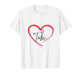 Tobi I Heart Tobi I Love Tobi Custom T-Shirt