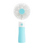 Tmacok Desktop Mini Fan Personality Candy Color Iron Battery Operated Electric Fan with Light for Table Decor Accessories