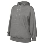Nike DQ5860-063 W NSW PHNX FLC OS PO Hoodie Sweatshirt Femme DK Grey Heather/SAIL Taille XS-T