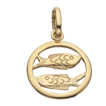 Scrouples Zodiac 8 Karat Guld Hänge 3203-03