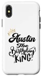 iPhone X/XS Austin The Birthday King Happy Birthday Shirt Men Boys Teens Case