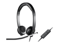 Logitech USB Headset Stereo H650e - Headset - på örat - kabelansluten