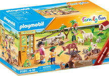 Playmobil 71191 Family Fun Petting Zoo, playset with animals, fun imaginative 4+