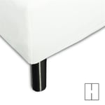 Split-lakan - H-split - 180x200 cm - Off white - 100% bomull jersey-lakan - Formsydda lakan för ställbar säng