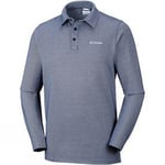 "Mens Pilot Peak Long Sleeve Polo"