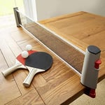 Tobar - 21044 - Tennis de table de voyage avec un filet et deux raquettes, le ping pong où vous voulez !