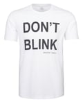 Greater Than A Base Don't Blink Tee White - XXL