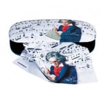 Glasögonetui tygöverdrag med putsduk beethoven