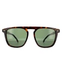 Hugo Boss Square Mens Dark Havana Green Sunglasses - Brown - One Size