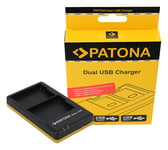 Patona Dual Quick-Lader forNikon EN-EL15, ENEL15 inklusiv USB-C cable 150601965 (Kan sendes i brev)