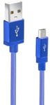 PS4 XBOX ONE Controller Cable Charger Lead USB A Male to MICRO  1m - Blue