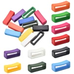 50X Plastic Belt Ring Square Buckle Loop Keeper for Watch Strap Pets Cat Dog Collar Harness Backpack Strap Webbing DIY Craft Sewing Dia.18~27mm (Assorted Colors, 1"(27mm))