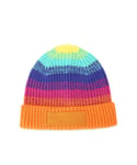 Kurt Geiger London Womens Rainbow Beanie Hat - Multicolour - One Size