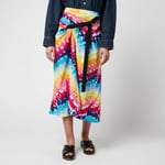 KENZO Women's Printed Wrap Midi Skirt - Multicolor - UK 8