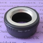 M42-EOS M Screw Mount Lens adapter for Canon EOS M6 Mark II, EOS M50, EOS Kiss M