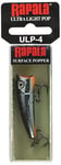 Rapala Ultra Light Pop Material Floating Fishing Body Soft Size 4cm/3g Made in Estonia Carbon Adult Unisex Multicolor Standard