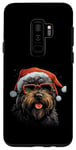 Coque pour Galaxy S9+ Bouvier Des Flandres Pyjama de Noël pour Chien Cadeaux de Noël Famille