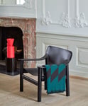 HAY Bernard Lounge Chair, Black Water-based Lacquered Oak/Black Leather Sort Eik