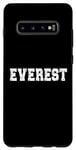 Coque pour Galaxy S10+ Souvenir de l'Everest / Everest Mountain Climber / Police moderne