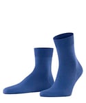 FALKE Men's Airport M SSO Wool Cotton Plain 1 Pair Socks, Blue (Sapphire 6055), 8.5-9.5