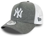 New York Yankees New Era Jersey Grey A-Frame Trucker Cap