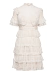 Liona Dress Designers Knee-length & Midi White Malina