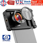 APEXEL Mobile Phone 100mm Macro Lens 10X+CPL Filter Kit F/iPhone Android uk N3S0