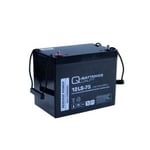Q-Batteries 12LS-75 / 12V - 75Ah 10-års AGM batteri