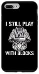Coque pour iPhone 7 Plus/8 Plus Mécanicien de voiture amusant - I Still Play With Blocks