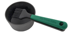 Big Green Egg - Cast Iron Sauce Pot with Basting Brush
