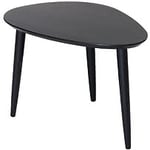 BIRGER Harmoni högt soffbord svart ek 65x45 cm