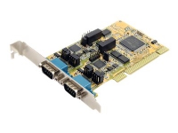 StarTech.com 2 Port RS232/422/485 PCI Serial Adapter Card w/ ESD - Seriell adapter - PCI - RS-232 x 2 - gul