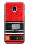 Red Cassette Recorder Graphic Case Cover For Samsung Galaxy J3 (2018), J3 Star, J3 V 3rd Gen, J3 Orbit, J3 Achieve, Express Prime 3, Amp Prime 3