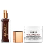 Urban Decay Stay Naked Foundation x Kiehl's Ultra Facial Cream 50ml Bundle (Various Shades) - 91WR