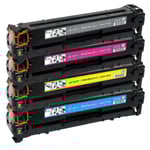HP CF380A Set (CF380A + CF381A + CF382A + CF383A) 11900 sidor. Kompatibla (ej HP original) tonerkassetter. HP 312X, HP 312A. Fri frakt.