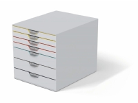 Durable VARICOLOR MIX 7, 7 skuffer, Grå, Plast, A4, Monokromatisk, 24,2 cm