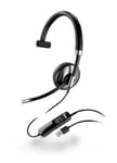 POLY 87505-02 hodetelefon og headsett Hodesett Koblet med ledninger (ikke trådløs) Hodebånd Kontor/kundesenter Bluetooth Sort