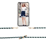 Boom iPhone 13 Pro Max skal med mobilhalsband- Rope CamoGreen