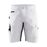 Blåkläder Målarshorts med stretch - Vit/Mörkgrå / C50