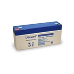 Ultracell - Batterie au plomb 6 v, 3,4 Ah (UL3.4-6), Faston (4,8 mm) Batterie au plomb (UL3.4-6)
