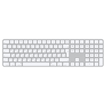 Apple Magic Keyboard med Touch ID och numerisk del för Mac-modeller med Apple Silicon – ryskt – vita tangenter
